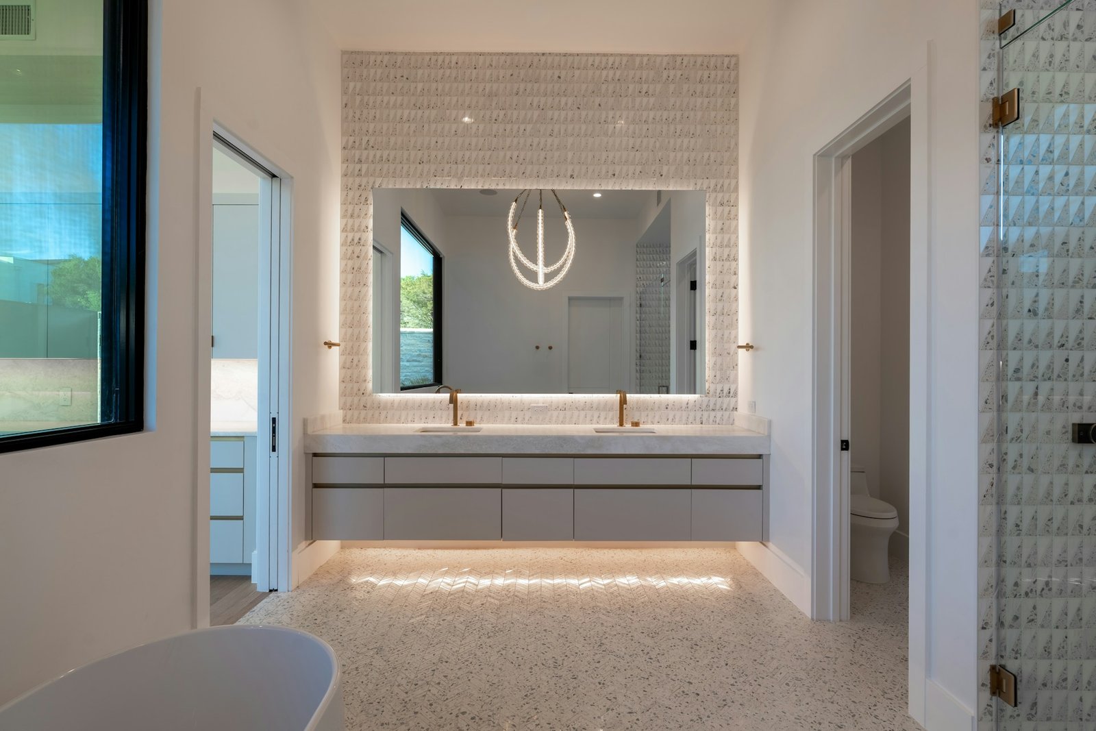 bathroom floor